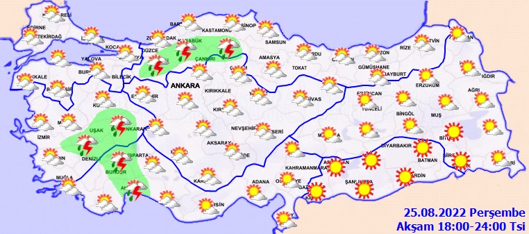 17 şehre kritik uyarı! Meteoroloji son tahminleri paylaştı: Ani sel baskını ve hortumlara dikkat (26 Ağustos Hava Durumu)