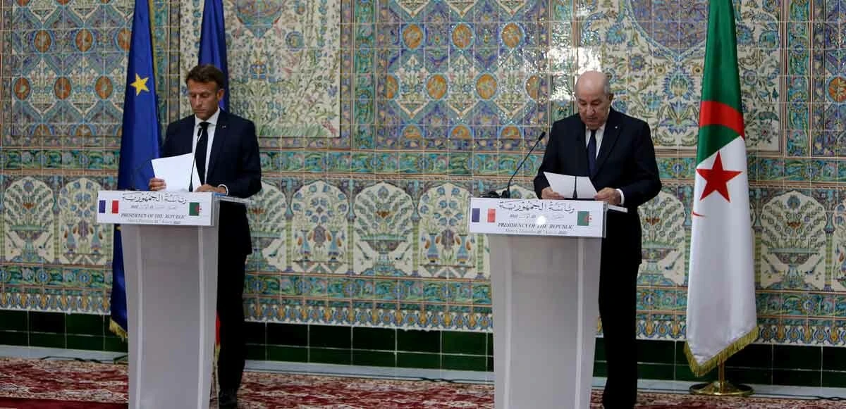 Macron'dan Cezayir'de küstah açıklama: Türkiye menşeli ağlar Fransa karşıtı propaganda yürütüyor