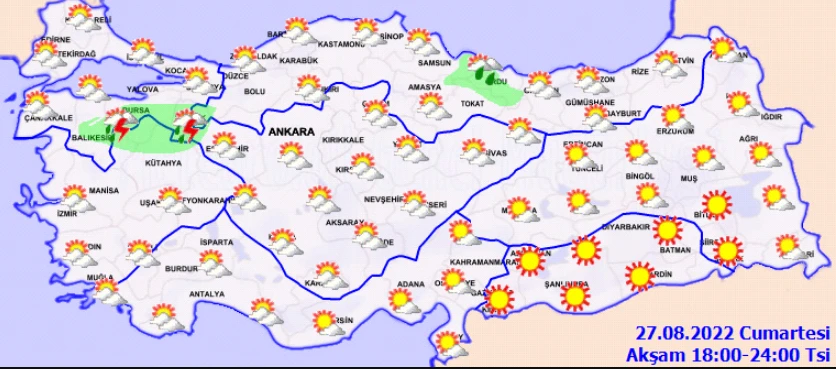 Meteoroloji'den İstanbul dahil birçok ile uyarı: Sağanak geri döndü, günlerce sürecek (27 Ağustos hava durumu)