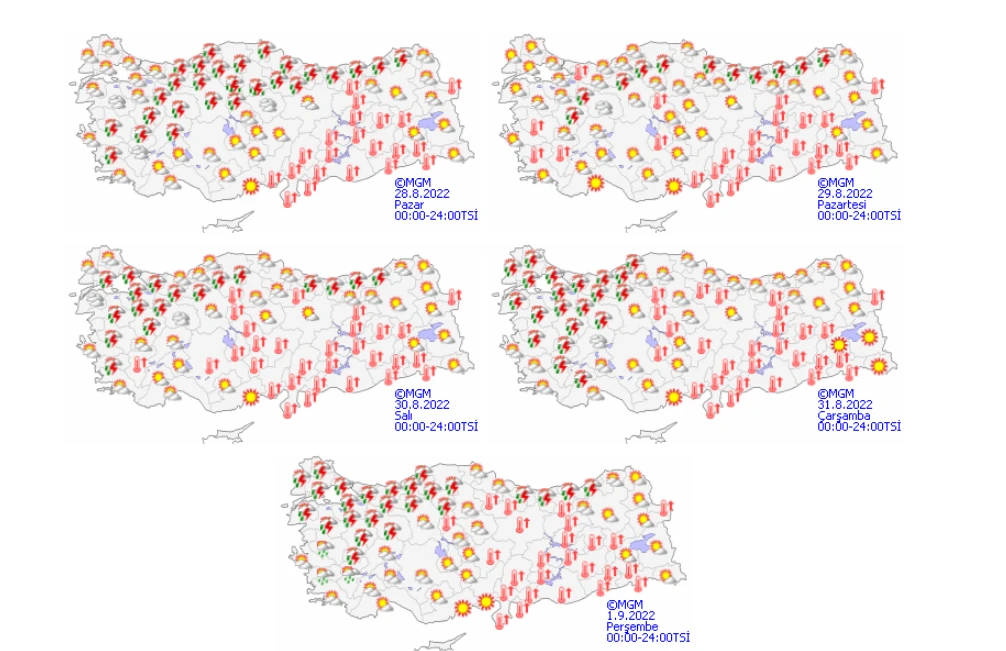 Meteoroloji'den 9 kentte sarı alarm! Gök delinecek: Sel, yıldırım ve fırtınaya dikkat (28 Ağustos hava durumu)
