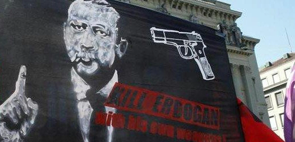 Yargıtay İsviçre'de "Erdoğan'ı öldürün" pankartı davasında yeni gelişme: Beraat kararı <a href=
