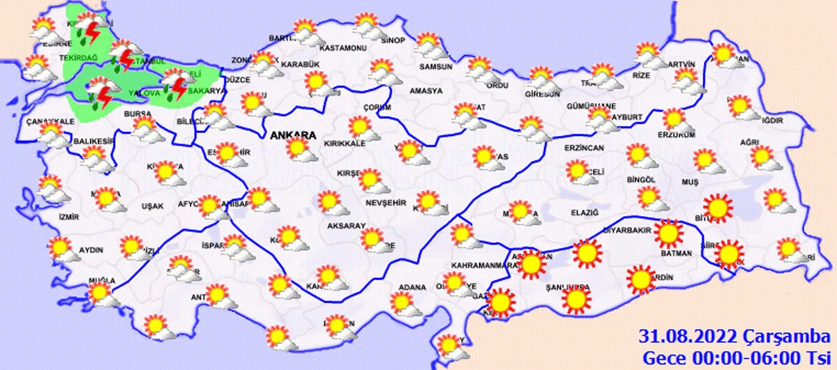 Son dakika: Meteoroloji'den kritik uyarı: Gök gürültülü yağış geliyor