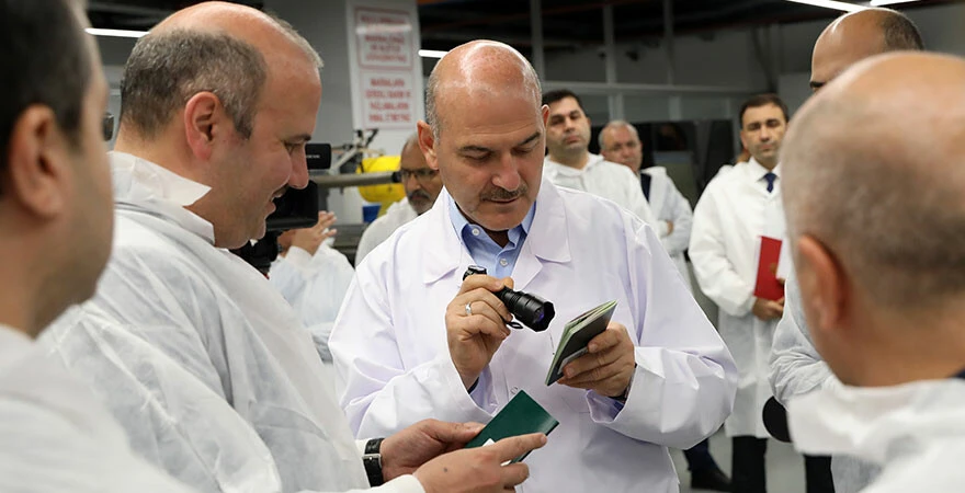 Türkiye’nin yeni nesil yerli ve milli pasaportunun basımı başladı!