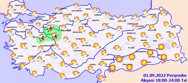 Son dakika! Meteoroloji'den bölge bölge uyarı! Sağanak yağış var