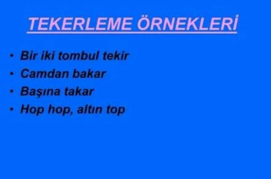 Uzun tekerlemeler, diksiyon tekerlemeleri! Dünyanın en zor tekerlemesi nedir?