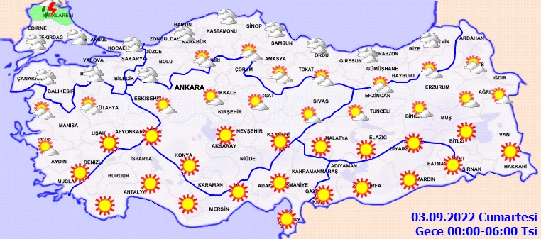Son dakika! Meteoroloji'den haritalı uyarı! Bir gün üç mevsim: Sıcaklık, sağanak, rüzgar