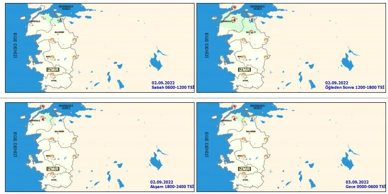 Son dakika! Meteoroloji'den haritalı uyarı! Bir gün üç mevsim: Sıcaklık, sağanak, rüzgar