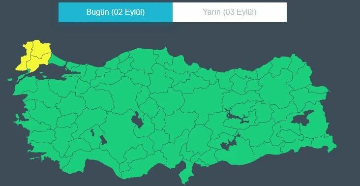 Son dakika! Meteoroloji'den haritalı uyarı! Bir gün üç mevsim: Sıcaklık, sağanak, rüzgar