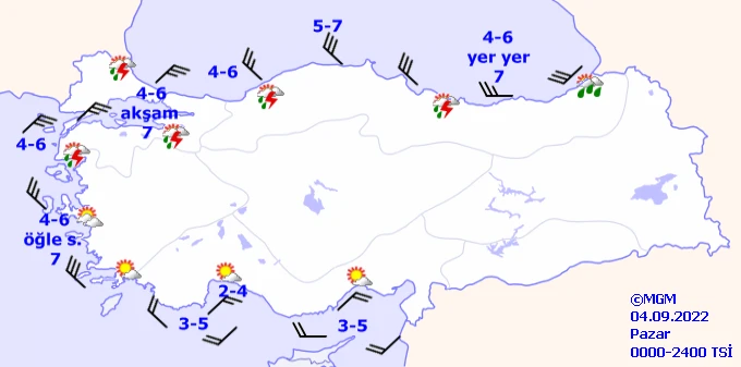 Son dakika! Meteoroloji'den sarı ve turuncu kodlu uyarı: Kuvvetli ve şiddetli yağışa dikkat