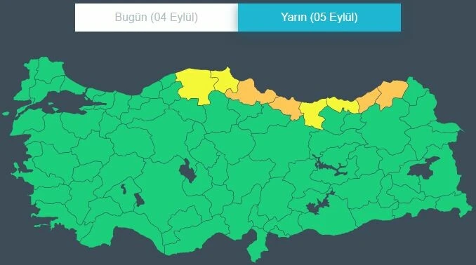 Son dakika! AFAD'dan Orta ve Doğu Karadeniz'e sağanak uyarısı: Sel, su baskını ve heyelana dikkat!