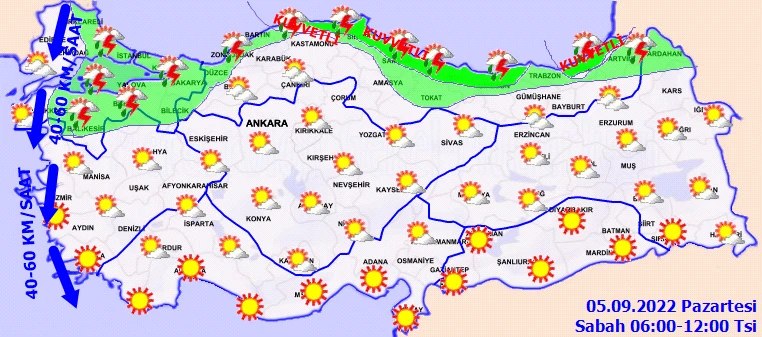 Son dakika! Sıcaklıklarda büyük düşüş! Meteoroloji'den sağanak ve fırtına uyarısı: Şiddetli ve kuvvetli geliyor