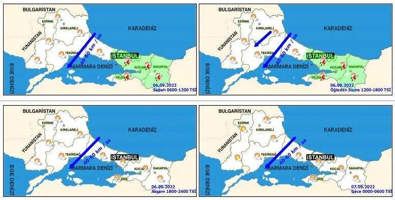 Son dakika! Meteoroloji'den 8 ile kritik uyarı! Kuvvetli yağışa dikkat: Şemsiyesiz çıkmayın