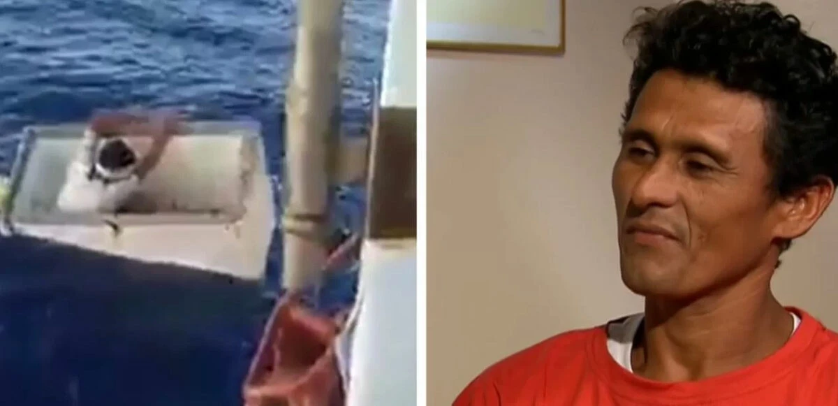 Başına gelmeyen kalmadı: Teknesi battı 11 gün dondurucuda yüzdü! Kurtarıldı gözaltına alındı