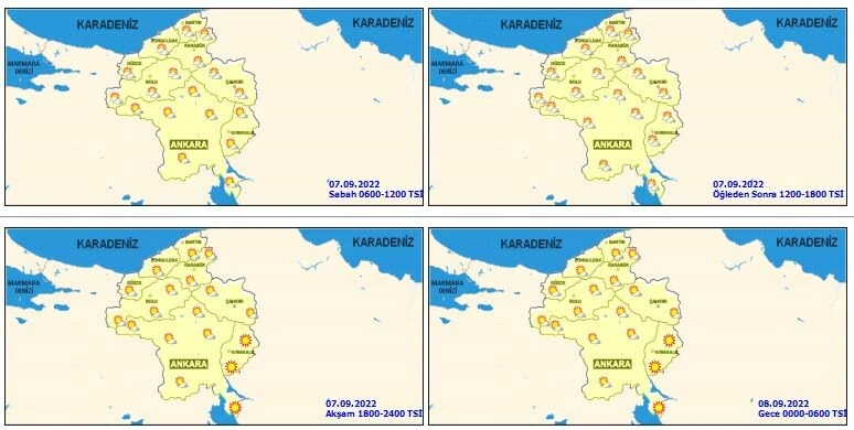 Son dakika! Meteoroloji'den üç bölgeye kritik uyarı! Sağanak bitti, kuvvetli rüzgar başladı
