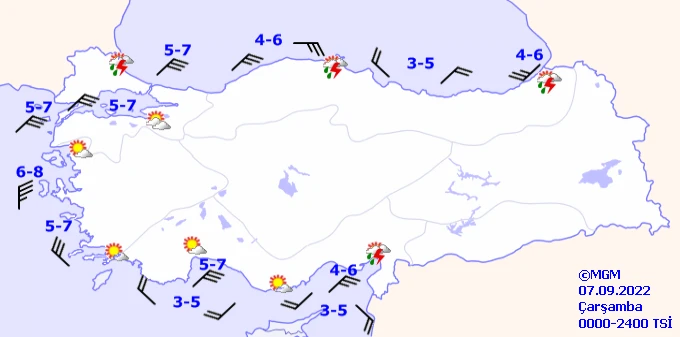 Son dakika! Meteoroloji'den üç bölgeye kritik uyarı! Sağanak bitti, kuvvetli rüzgar başladı