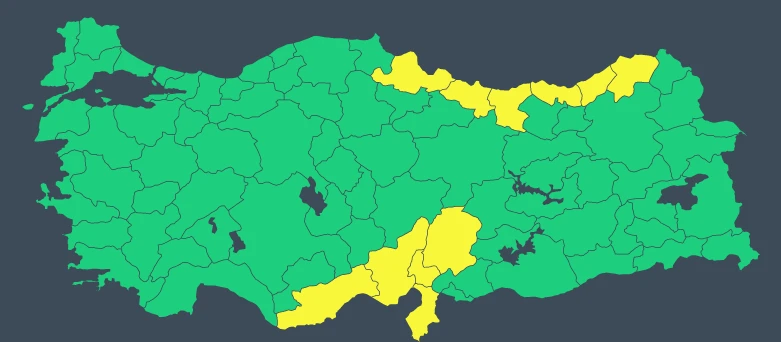 Meteoroloji'den 11 ile sarı kodlu uyarı! Ani sel ve su baskınlarına dikkat: Sağanak kuvvetli vuracak (13 Eylül 2022 hava durumu)