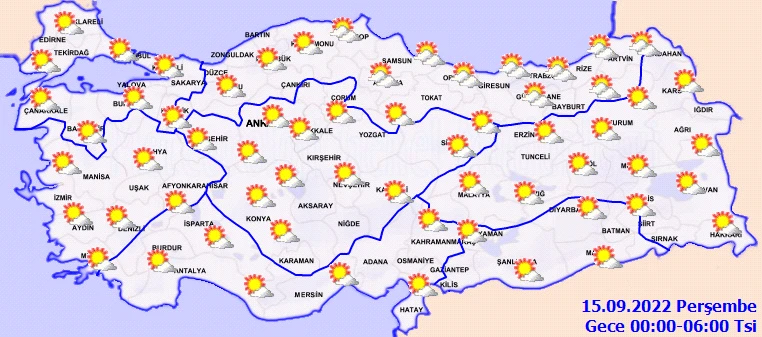 Meteoroloji'den 8 il için yağış uyarısı: Ani sel baskınlarına dikkat! Sıcaklıklar 2-6 derece düşecek... (14 Eylül 2022 hava durumu)
