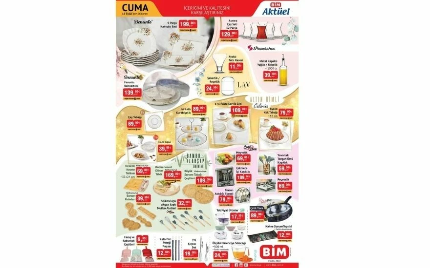 Evlilik hazırlığı yapanlar vakit kaybetmesin: Tüm Çeyiz ürünleri bugün Bim’de!