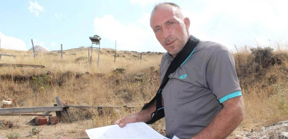 Yurt dışından tatil için memleketine geldi, arazisini görünce neye uğradığını şaşırdı