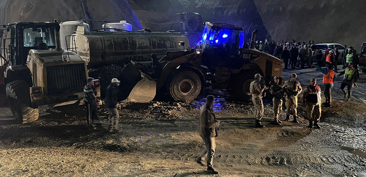 Son dakika! Van'da tünel inşaatında göçük! 2 işçi öldü, 1 işçi yaralandı