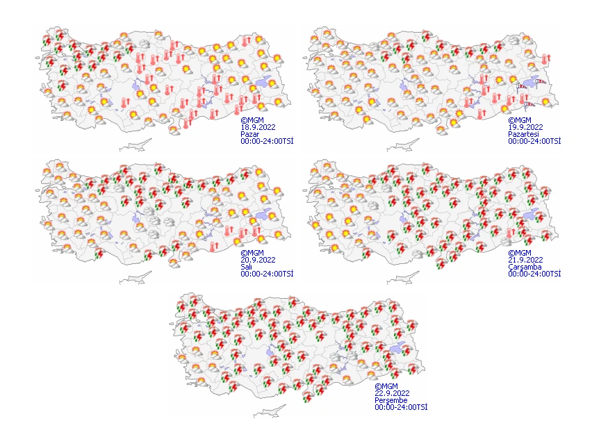 Meteoroloji ve uzmanlardan birçok ile uyarı! Sağanak yarın başlayacak günlerce sürecek: Sel ve su baskınlarına dikkat (17 Eylül hava durumu)