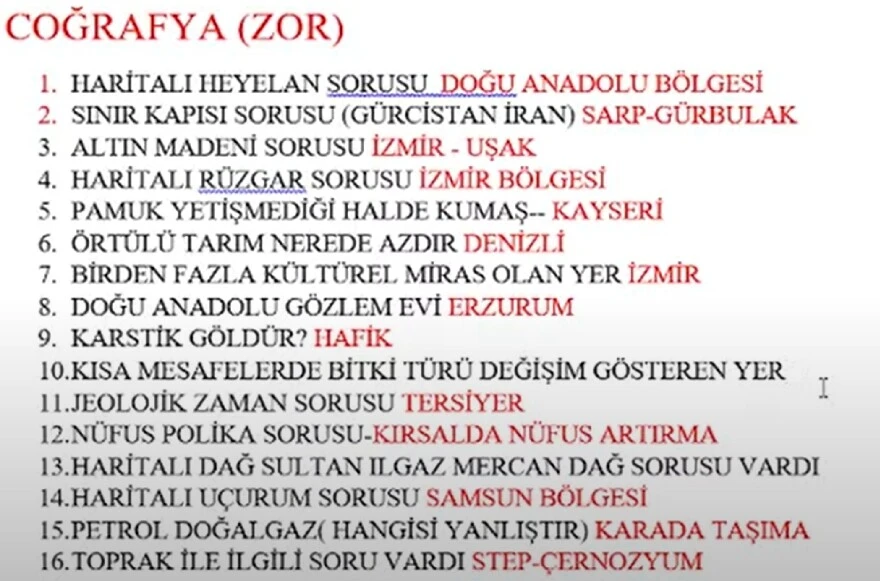 KPSS lisans soruları ve cevapları açıklandı