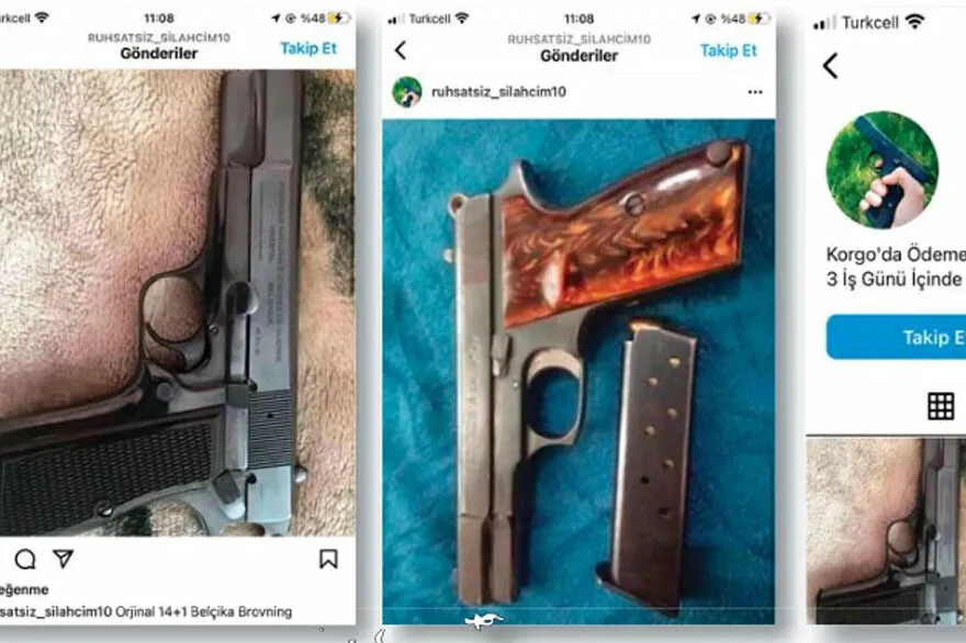 İnternetten silah satışı bu kadar kolay olmamalı! Kargoyla adrese teslim ediliyor