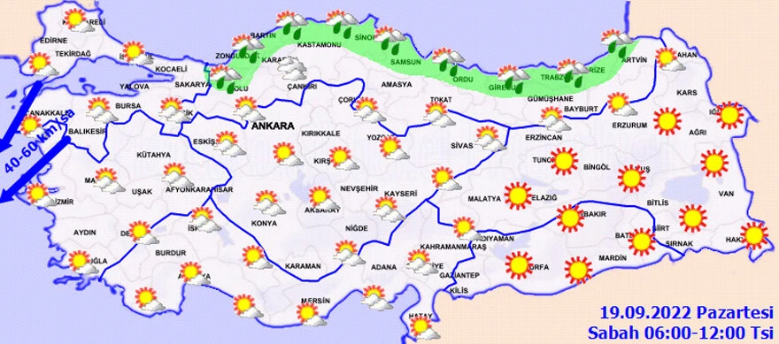 Son dakika| Sıcak havaya elveda! Meteoroloji'den rüzgar uyarısı: Kuvvetli esecek (19 Eylül hava durumu)