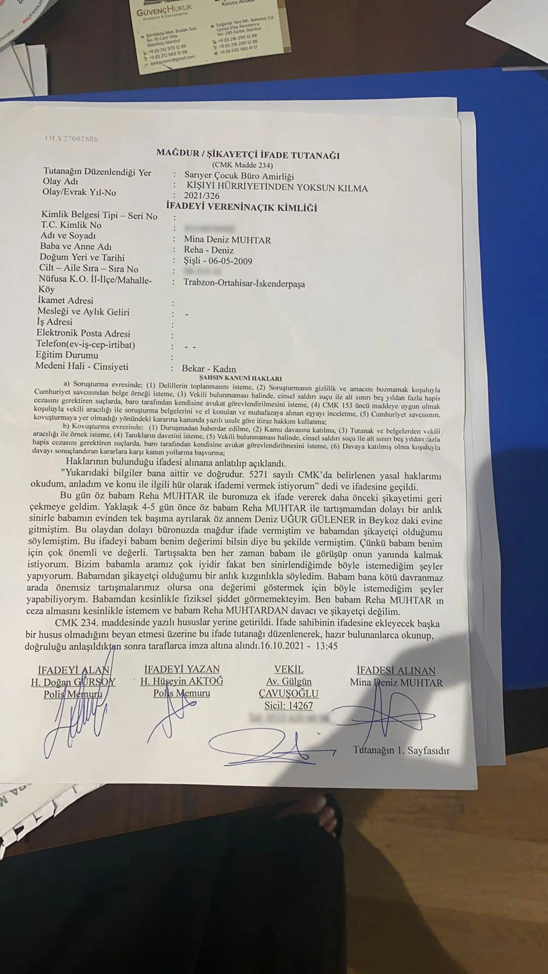 Reha Muhtar şiddet iddialarını yalanladı Deniz Uğur kızının mesajlarını ifşa etti: Vuruyor vurmadım diyor