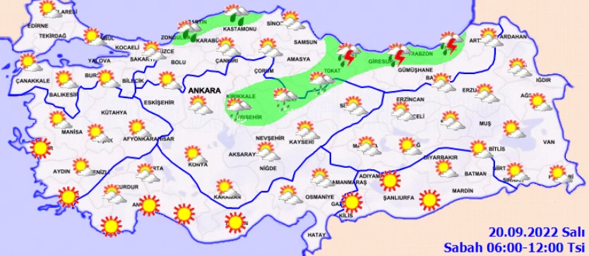 Meteoroloji bölge bölge uyardı: Sağanak şiddetli vuracak, günlerce sürecek (20 Eylül hava durumu)