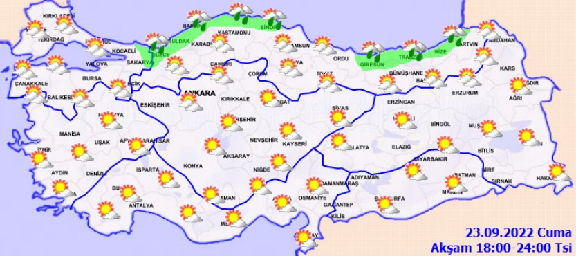 Meteoroloji bölge bölge uyardı: Çok kuvvetli geliyor, bir anda bastıracak (23 Eylül hava durumu)