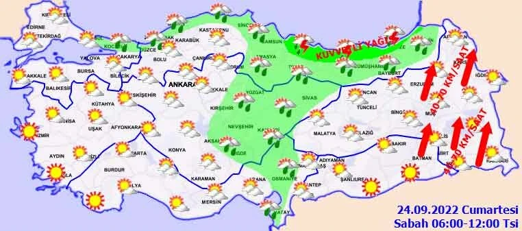Meteoroloji'den yağış uyarısı: Kuvvetli geliyor, dikkatli olun