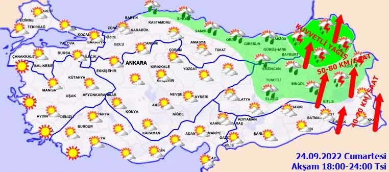 Meteoroloji'den yağış uyarısı: Kuvvetli geliyor, dikkatli olun