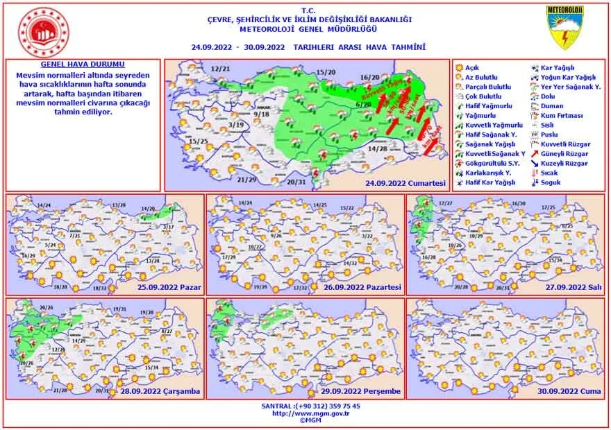 Meteoroloji'den yağış uyarısı: Kuvvetli geliyor, dikkatli olun