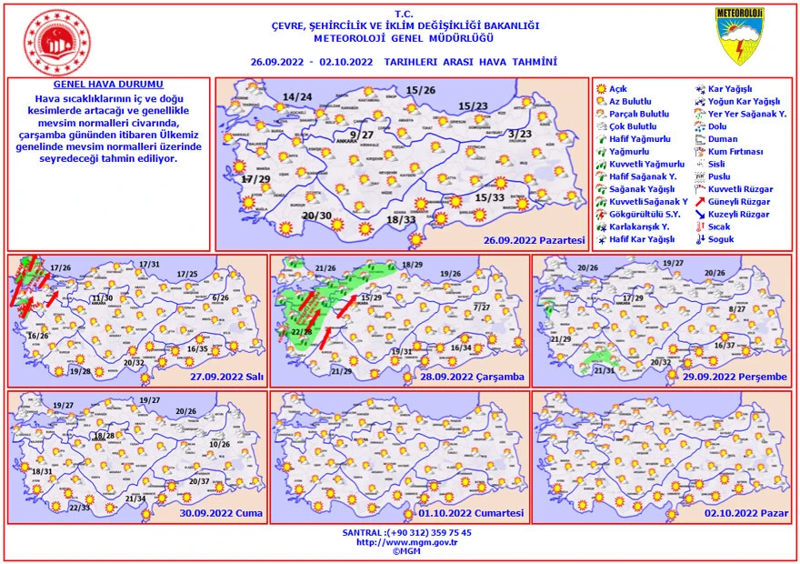 Son dakika| Sıcak havaya aldanmayın! Meteoroloji tarih vererek uyardı: Sağanak geliyor (İşte il il <a href=