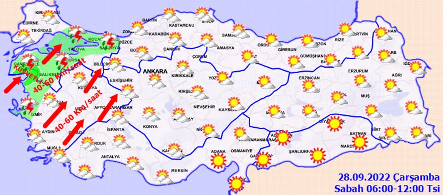 Son dakika! Meteoroloji il il uyardı: Kuvvetli lodos geliyor, baş ağrısı, nefes darlığı ve halsizlik yapabilir
