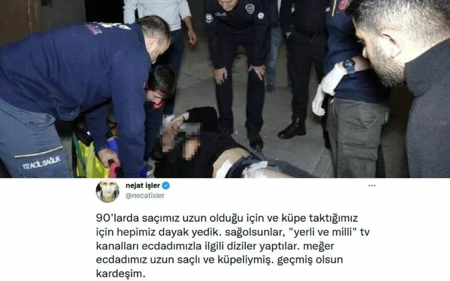 Küpesi nedeniyle bıçaklanan genç için Nejat İşler’den sert tepki: Meğer ecdadımız uzun saçlı ve küpeliymiş