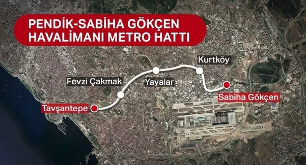 Bakan Karaismailoğlu'ndan Sabiha Gökçen-Pendik Metrosu açıklaması: Kadıköy meydandan Sabih Gökçen'e 50 dakika