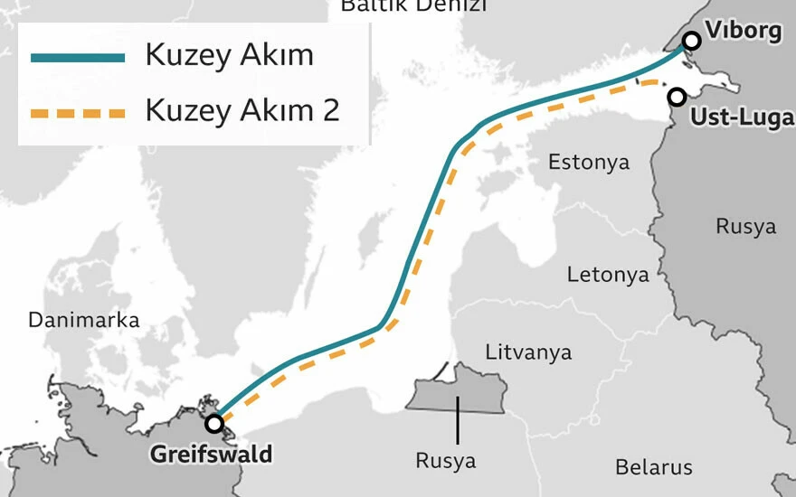 Gazprom açıklama yaptı: Kuzey Akım boru hattında sızıntı durdu