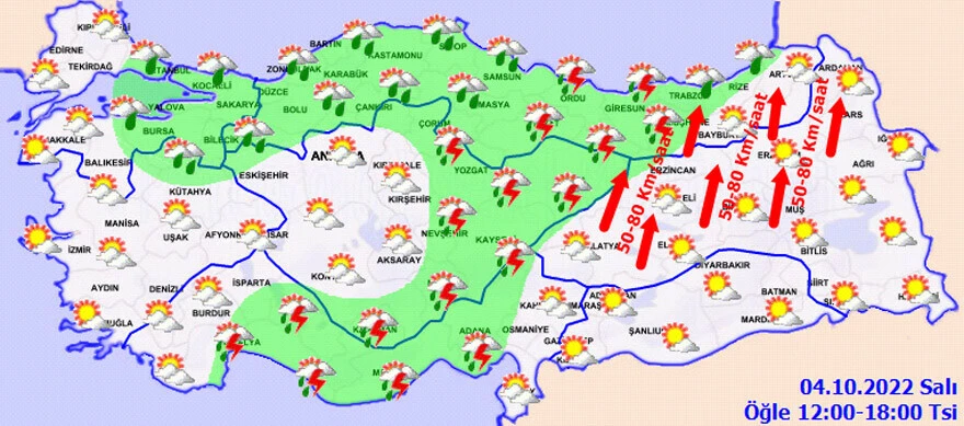 Son dakika! Meteoroloji'den 13 ile sarı kodlu uyarı: Kuvvetli geliyor, günlerce sürecek (4 Ekim hava durumu)