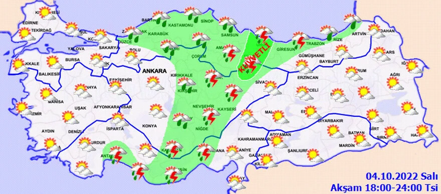 Son dakika! Meteoroloji'den 13 ile sarı kodlu uyarı: Kuvvetli geliyor, günlerce sürecek (4 Ekim hava durumu)