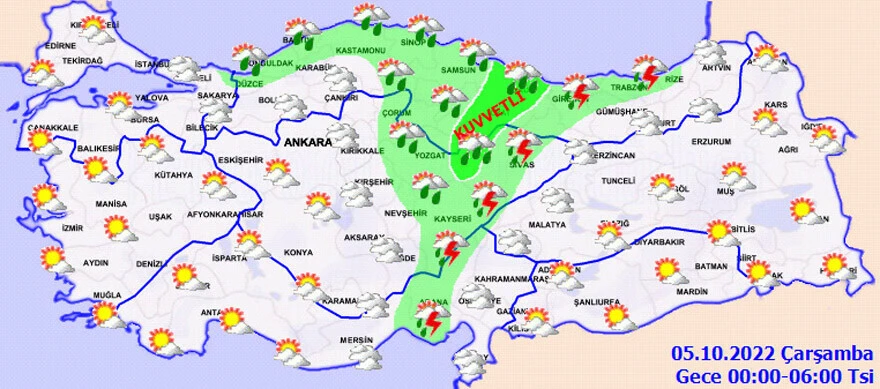 Son dakika! Meteoroloji'den 13 ile sarı kodlu uyarı: Kuvvetli geliyor, günlerce sürecek (4 Ekim hava durumu)