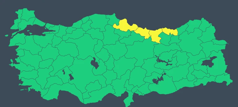 Meteoroloji'den 4 ile sarı kodlu uyarı: Batıda ve doğuda fırtına, kuzeyde sağanak (5 Ekim hava durumu)