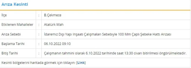 İSKİ İstanbullular dikkat! <a href=