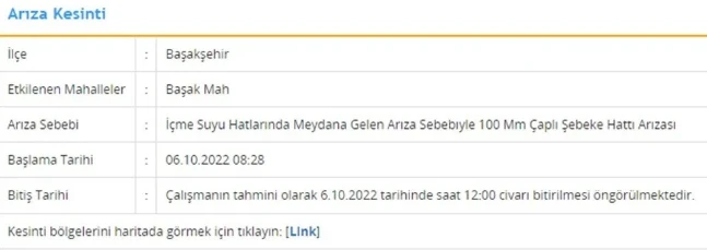 İstanbullular dikkat! İSKİ duyurdu: 7 ilçede su kesintisi yaşanacak, 12 saat sürecek! (6 Ekim İSKİ su kesintisi listesi)