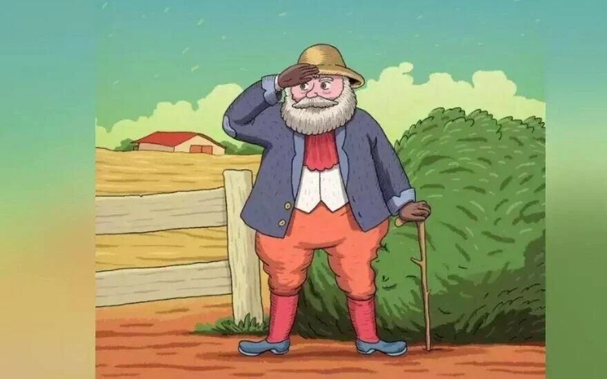 11 saniyelik IQ testi: Yaşlı adamın karısını 11 saniyede bulun ve bir dahi olduğunuzu kanıtlayın!