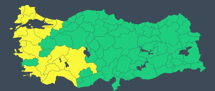 Meteoroloji'den 19 ile sarı kodlu uyarı! Saat verildi, bir anda bastıracak, günlerce sürecek (7 Ekim hava durumu)