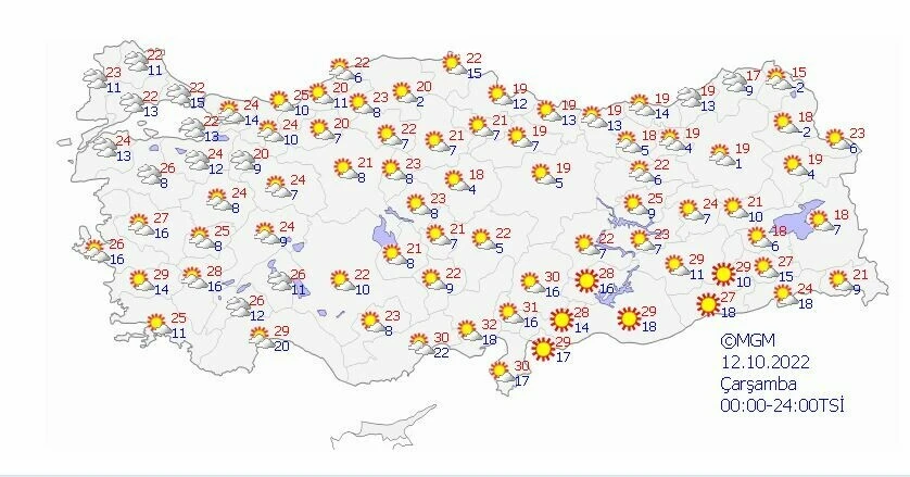 Son dakika: Meteoroloji hava tahmin raporunu paylaştı! Kuvvetli sağanak ve rüzgar şiddetini arttıracak