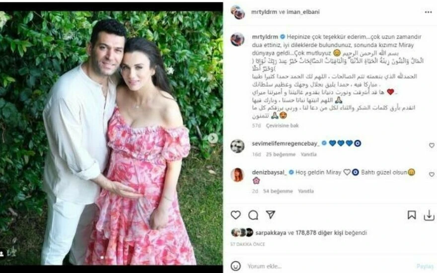 Uzun zamandır babalık hasreti çeken Murat Yıldırım sonunda muradına erdi!