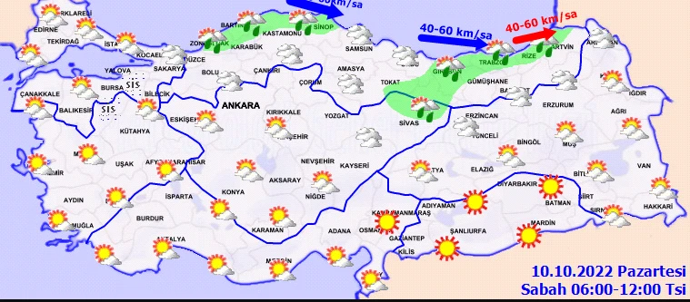 Meteoroloji'den iki kente sarı kodlu uyarı! Sağanak bir anda bastıracak: Sel ve su baskınlarına dikkat (10 Ekim hava durumu)